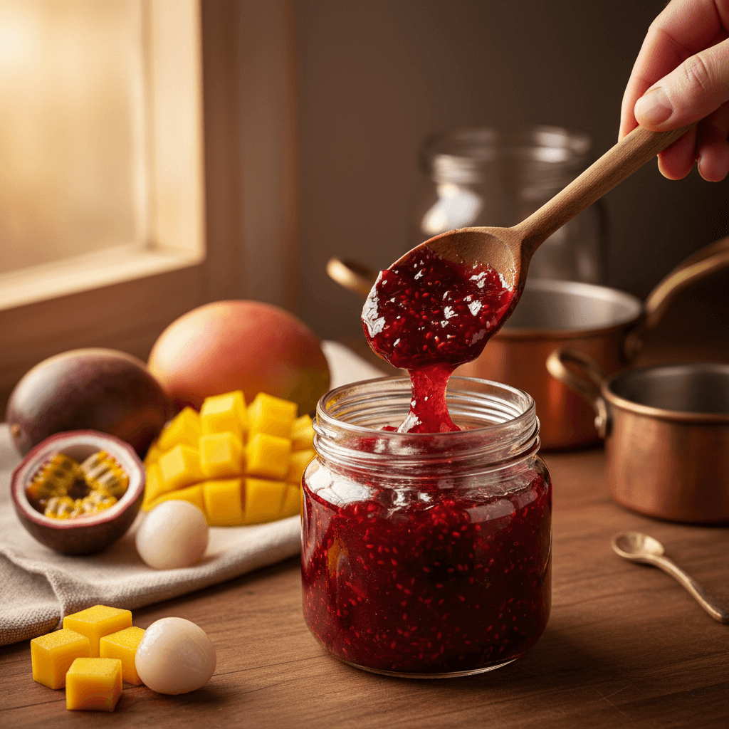 Qatari date and chili jam spread